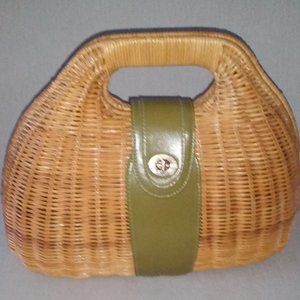 H&M rattan handbag